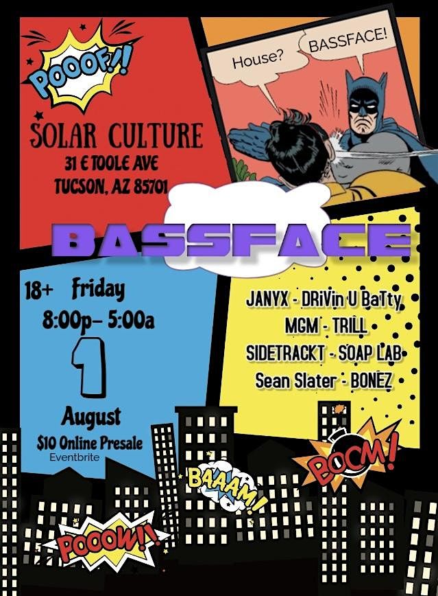 BassFace, 1 August | Event in Tucson | AllEvents