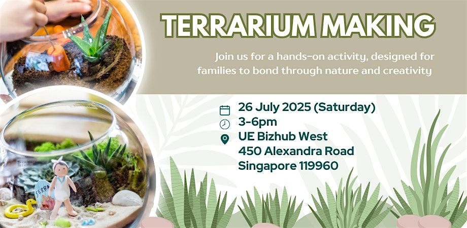 Terrarium Making for Kids — A Nature-Filled Saturday of Fun!, 26 July | Event in Queenstown | AllEvents