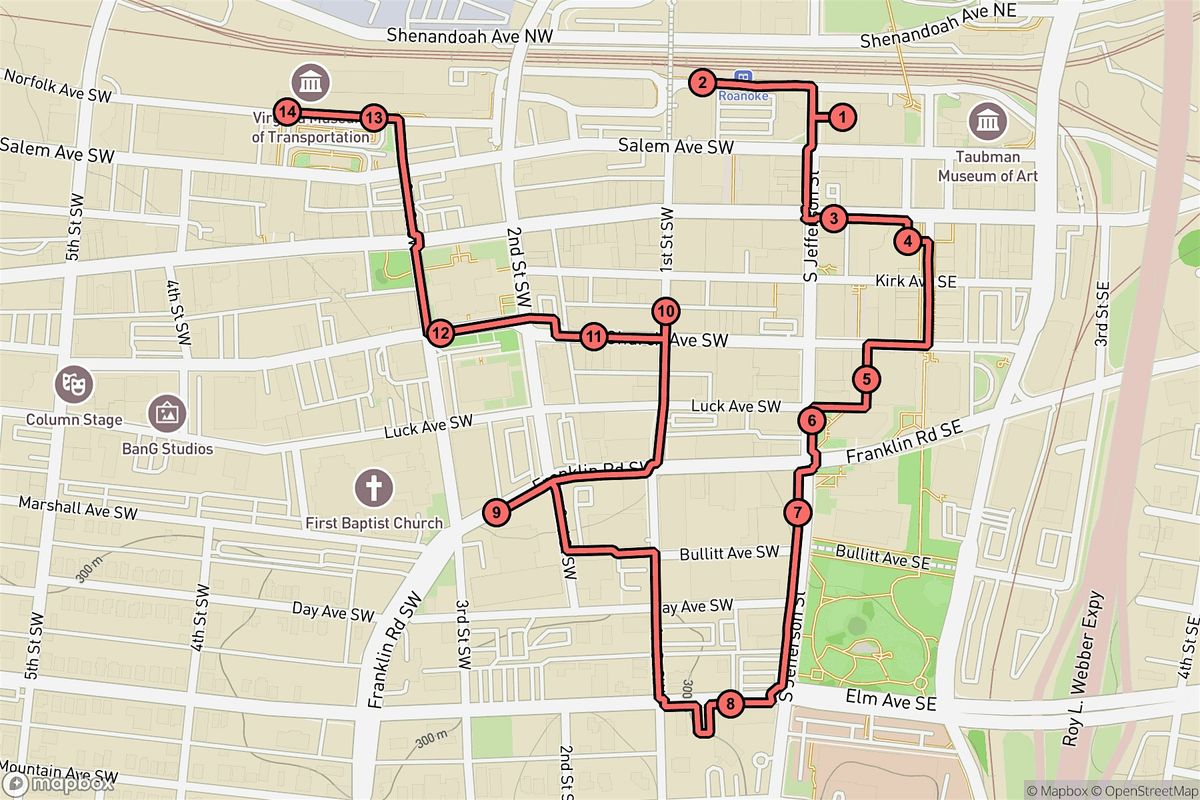Roanoke Audio Tour: Steel Rails, Towering Tales & Historic Echoes | Event in Roanoke | AllEvents