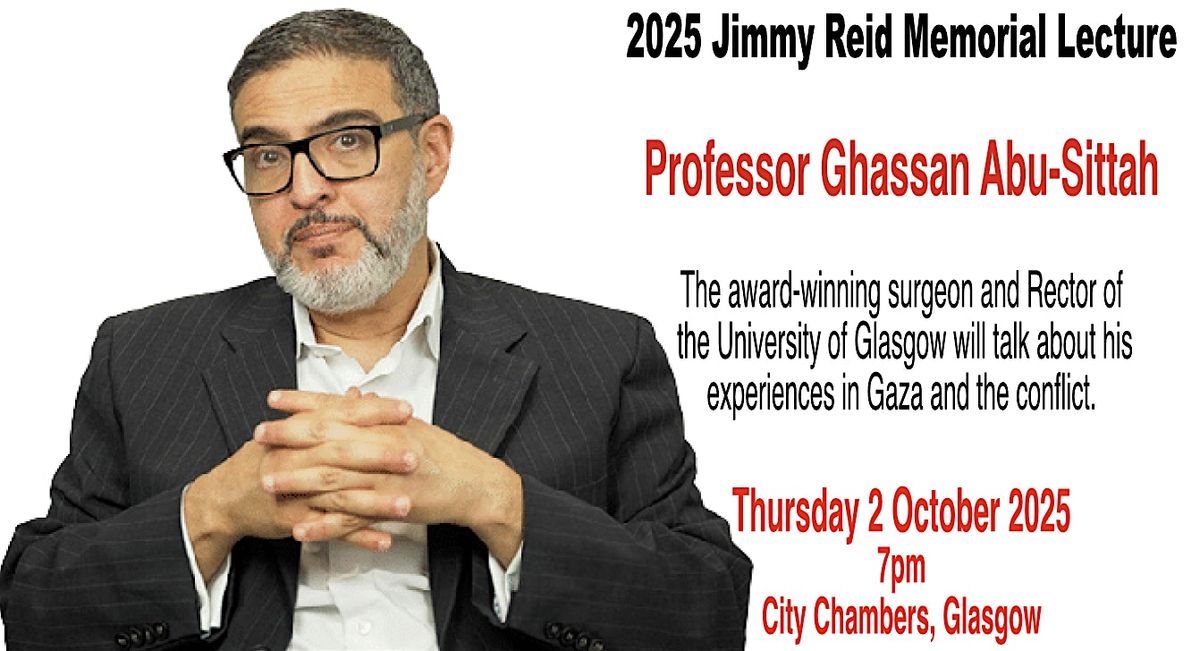 Jimmy Reid Memorial Lecture 2025, 2 October | Event in Glasgow | AllEvents