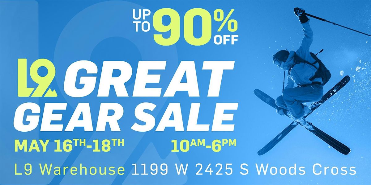 Level Nine Sports Great Gear Sale, 1199 W 2425 S, Woods Cross, 16 May ...