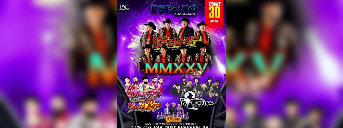 LOS HURACANES DEL NORTE, BANDA ROJA & MAS, 30 May | Event in Norcross | AllEvents