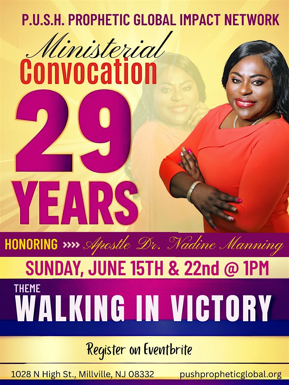 ️ You’re Invited – Ministerial Anniversary Celebration | June 22nd at 1PM, 22 June | Event in Millville