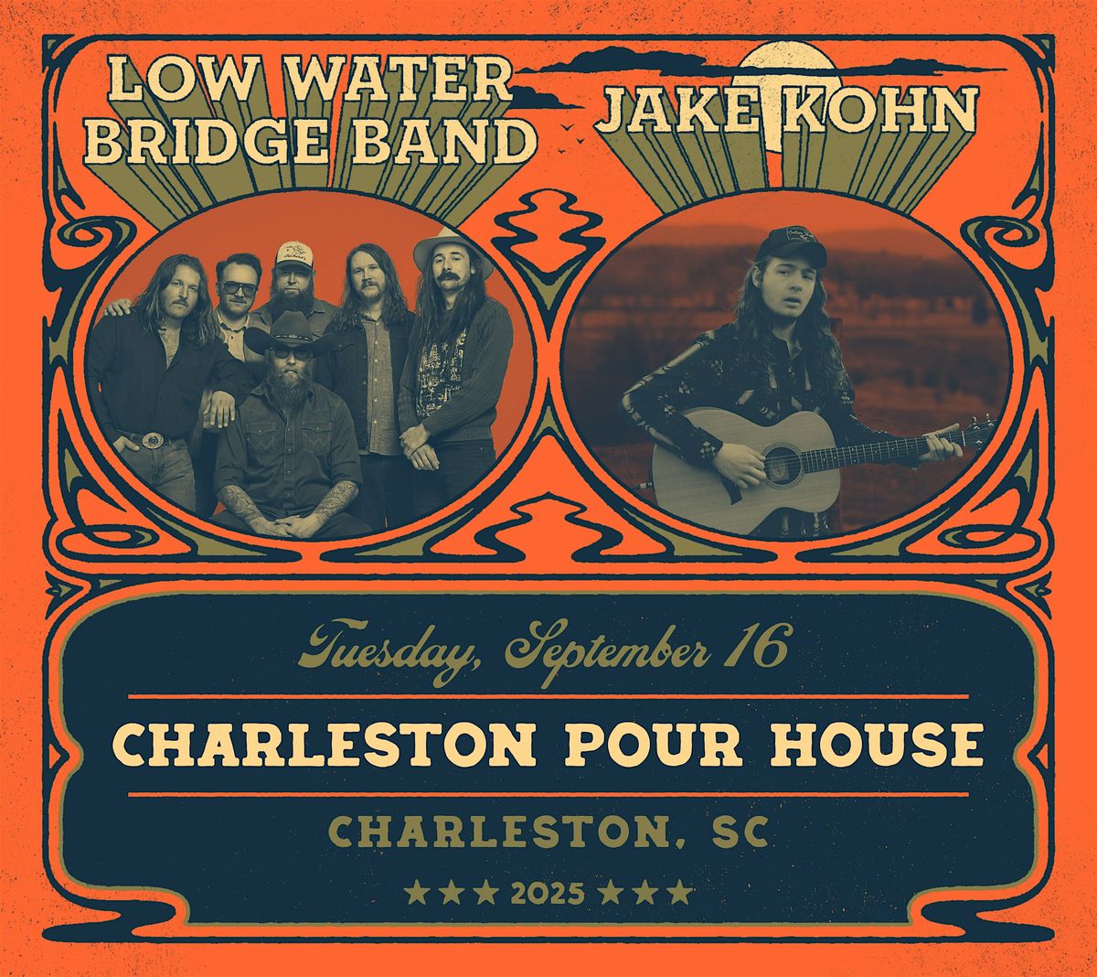 Jake Kohn + Low Water Bridge Band, 16 September | Event in Charleston Pour House | AllEvents