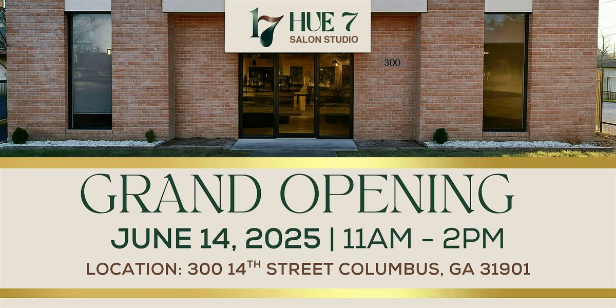 Grand Opening of  Hue 7 Salon Studio | Columbus, GA, 14 June | Event in Columbus | AllEvents