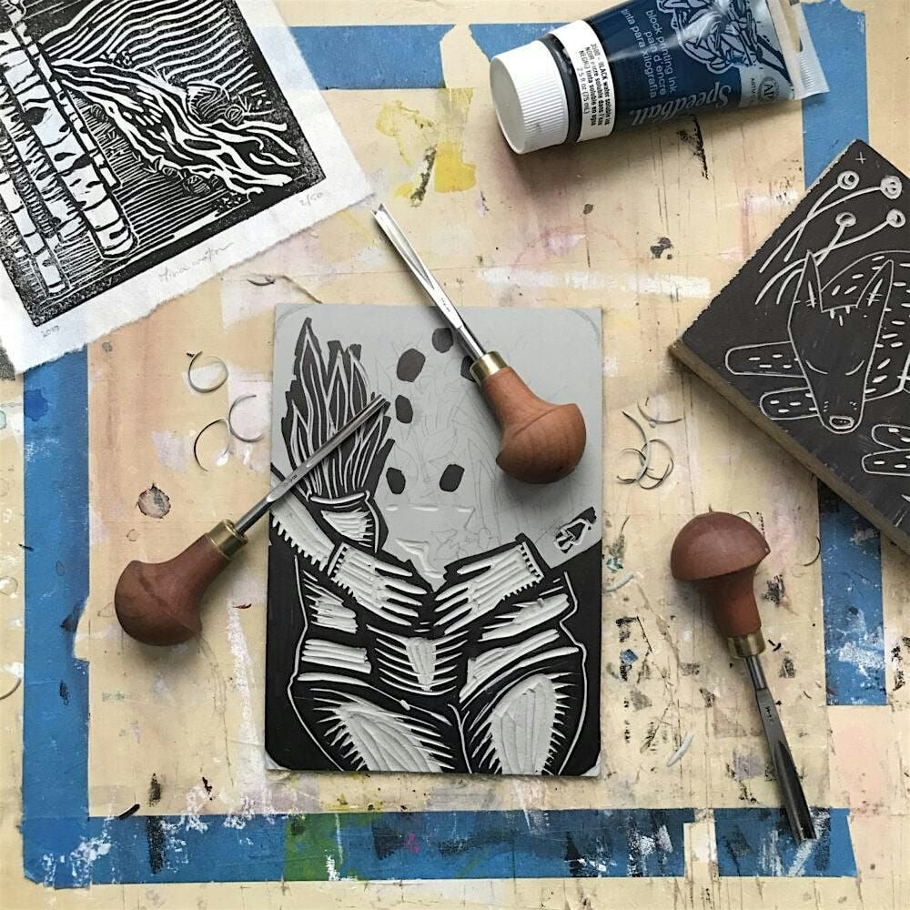 Print & Sip : Linoleum Edition, 14 June | Event in Oakland | AllEvents