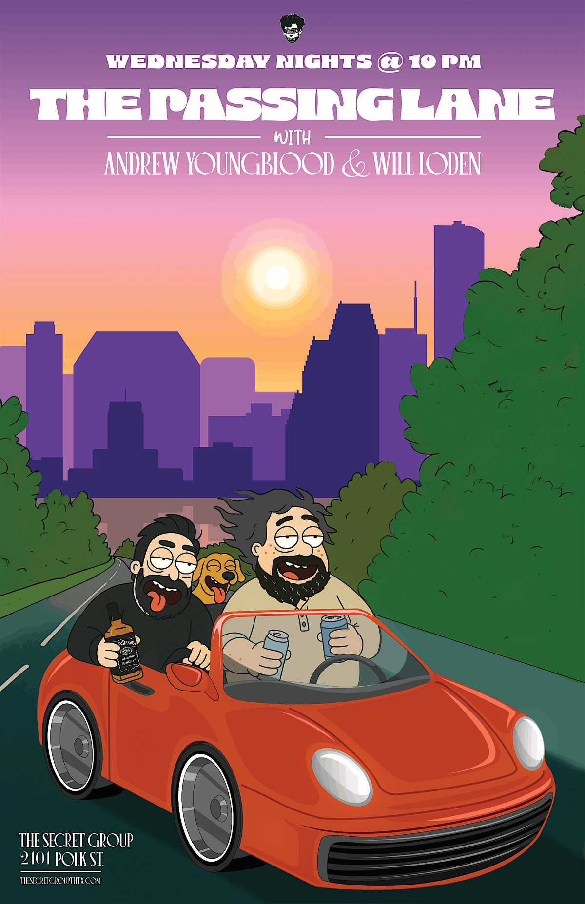 The Passing Lane with Andrew Youngblood and Will Loden, 25 June | Event in Houston | AllEvents