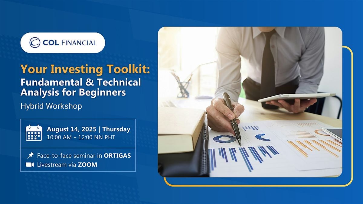 Your Investing Toolkit: Fundamental & Technical Analysis for Beginners, 14 August | Event in Pasig | AllEvents