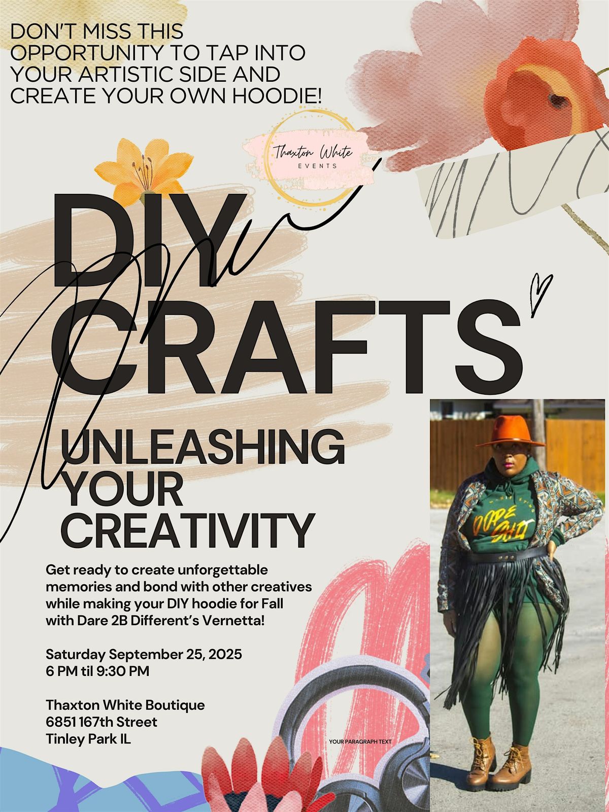 All About the Hood! (DIY Hoodie Making), 25 September | Event in Tinley Park | AllEvents