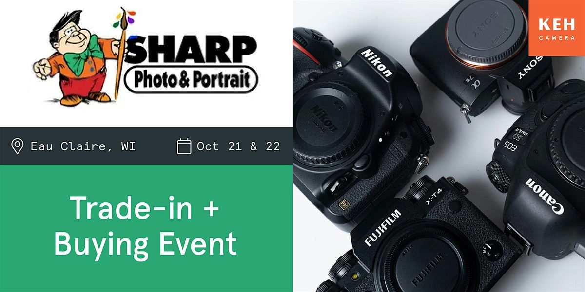 Sell your camera gear (free event) at Sharp Photo and Portrait, 21 October | Event in Eau Claire | AllEvents