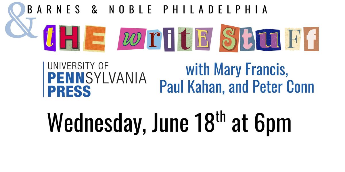 The Write Stuff: Inside UPenn Press - June 18th at 6pm | Event in Philadelphia | AllEvents
