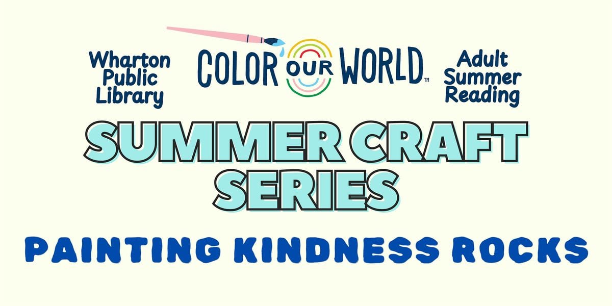 Painting Kindness Rocks, 20 August | Event in Wharton | AllEvents