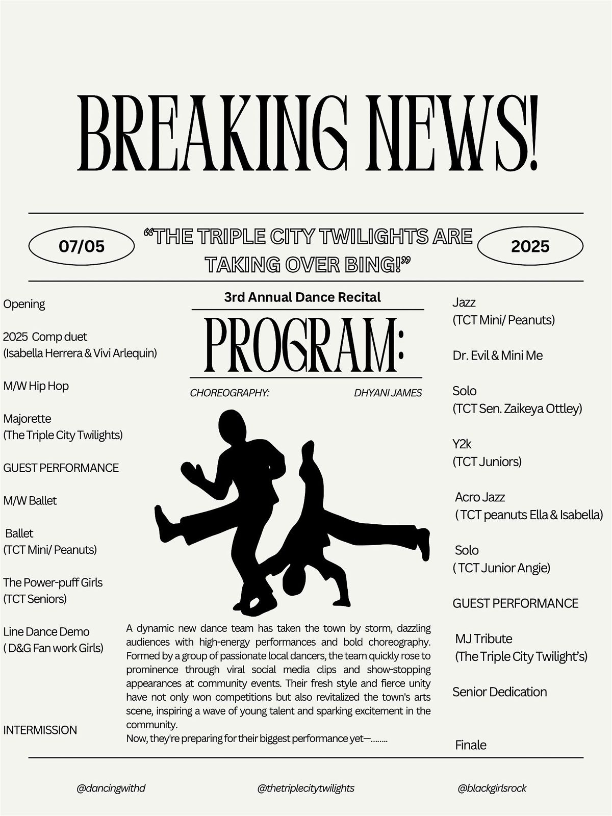 Dancing with D 3rd Annual Dance Recital, 5 July | Event in Binghamton | AllEvents