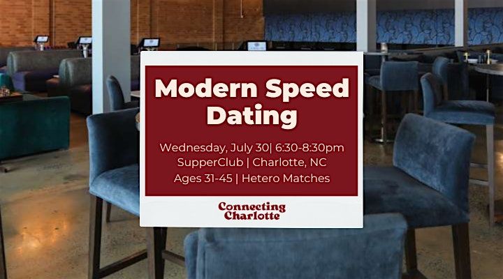 Modern Speed Dating & Matchmaking | Hetero Matches | 31-45 | Event in Charlotte | AllEvents