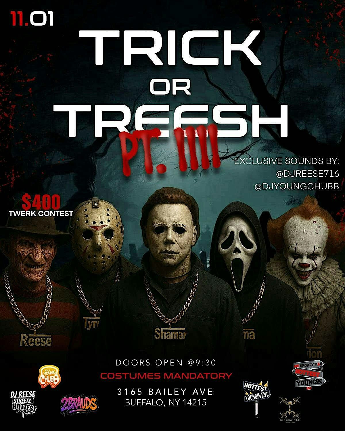 TRICK OR TREESH PT. 4, 1 November | Event in Buffalo | AllEvents