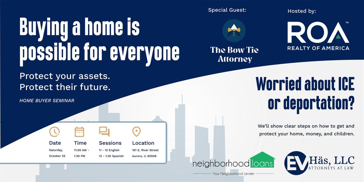 Buying a Home is Possible for EVERYONE! ``` Comprar una Casa es Posible!, 25 October | Event in Aurora | AllEvents