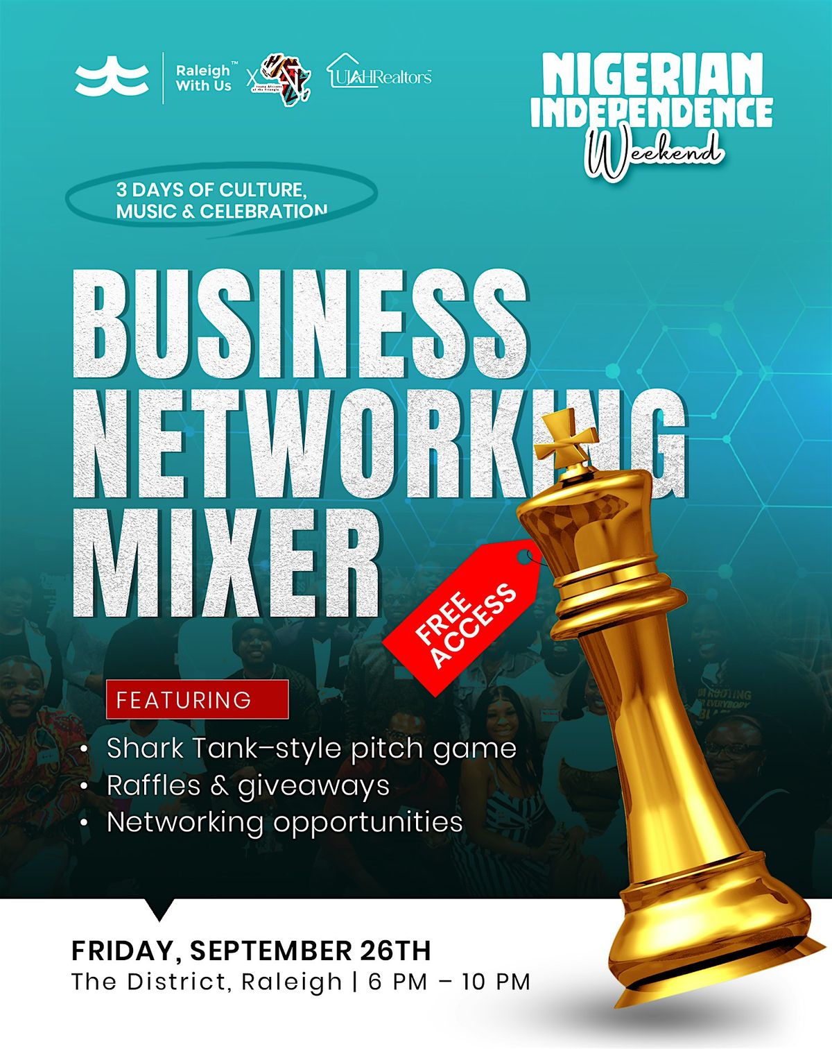 YAT + RWU PRESENTS: Business Networking Mixer, 26 September | Event in Raleigh | AllEvents
