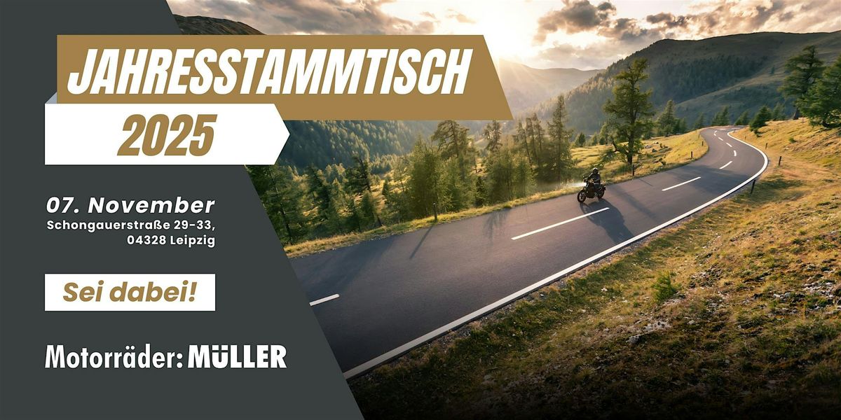 Biker-Jahresstammtisch 2025, 7 November | Event in Leipzig | AllEvents