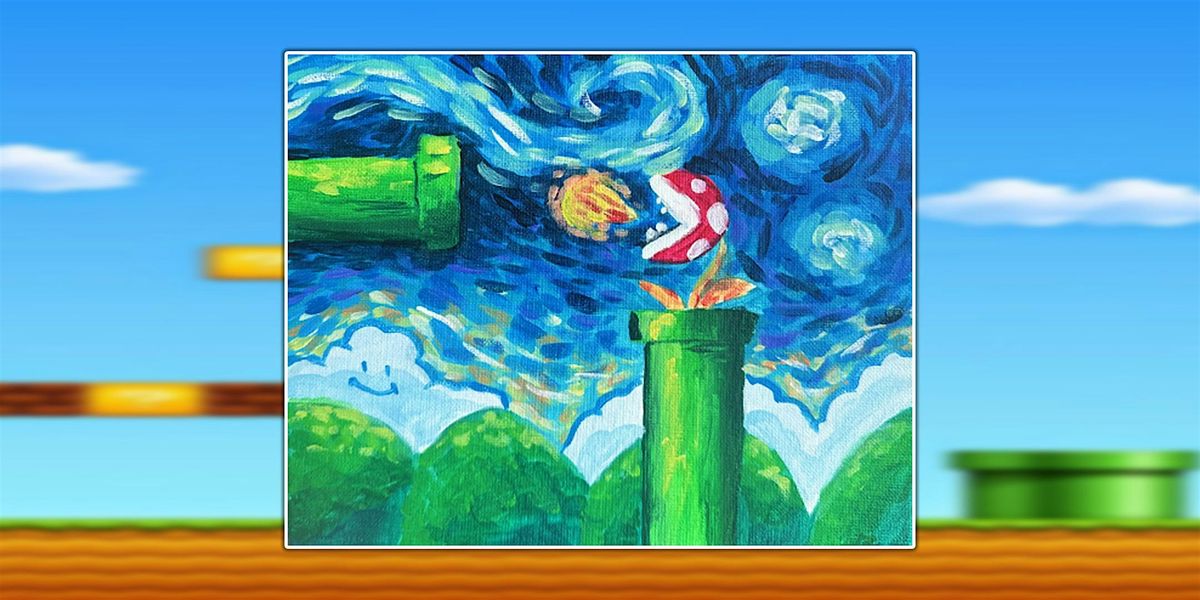 Starry Super Mario Paint-n-Sip, 17 August | Event in Olympia | AllEvents