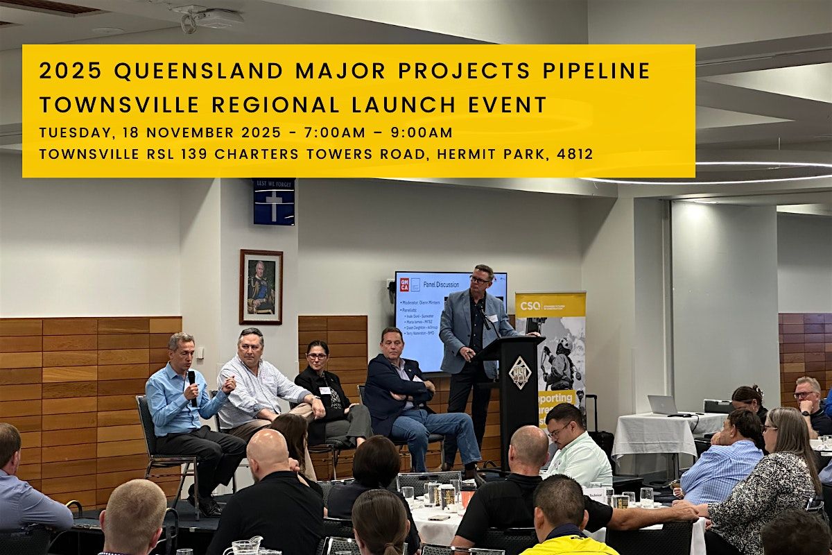 Qld Major Projects Pipeline Report: Townsville  - 18 November 2025, 18 November | Event in Hyde Park | AllEvents