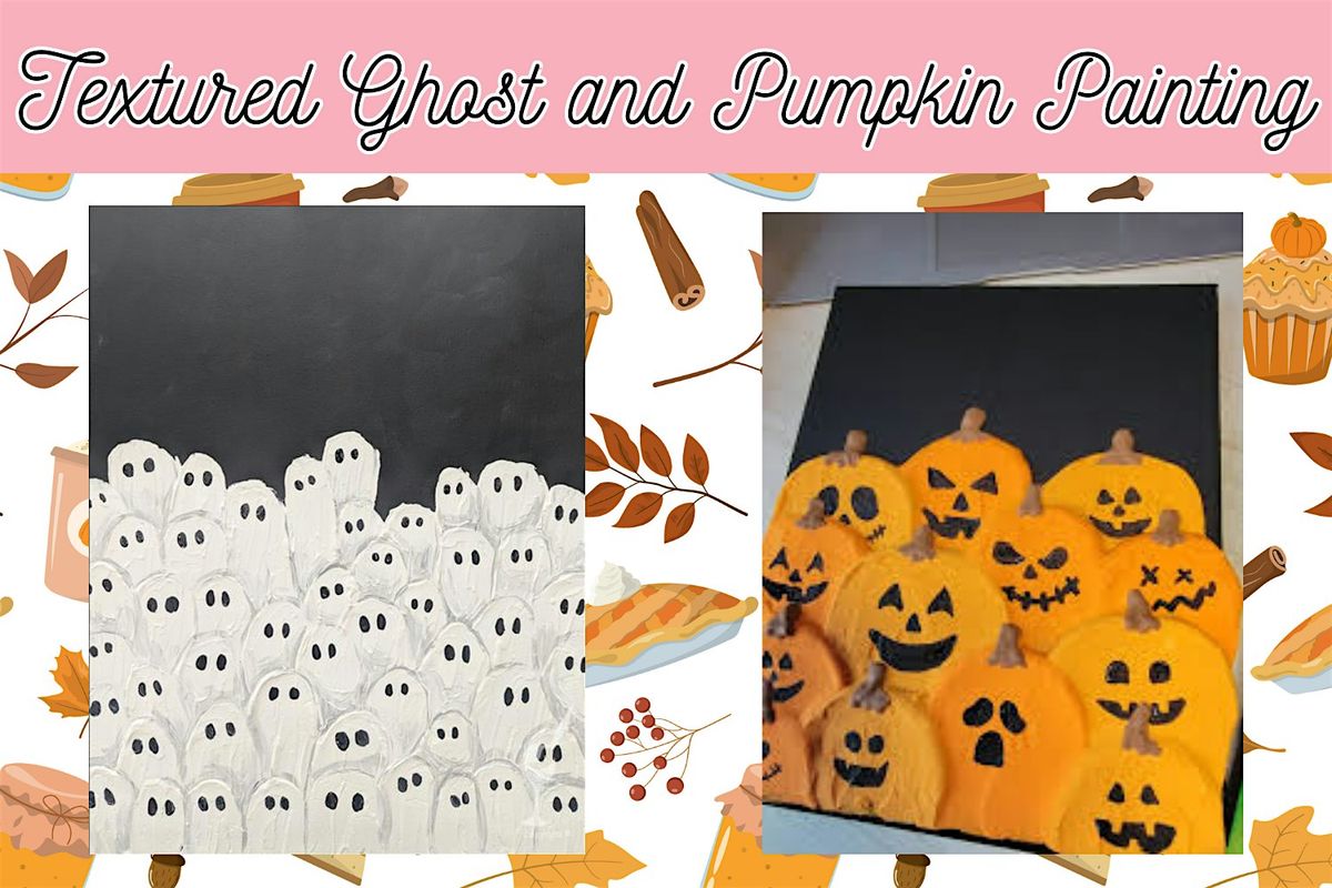 Textured Ghost and Pumpkin Painting Workshop, 12 October | Event in Austin | AllEvents