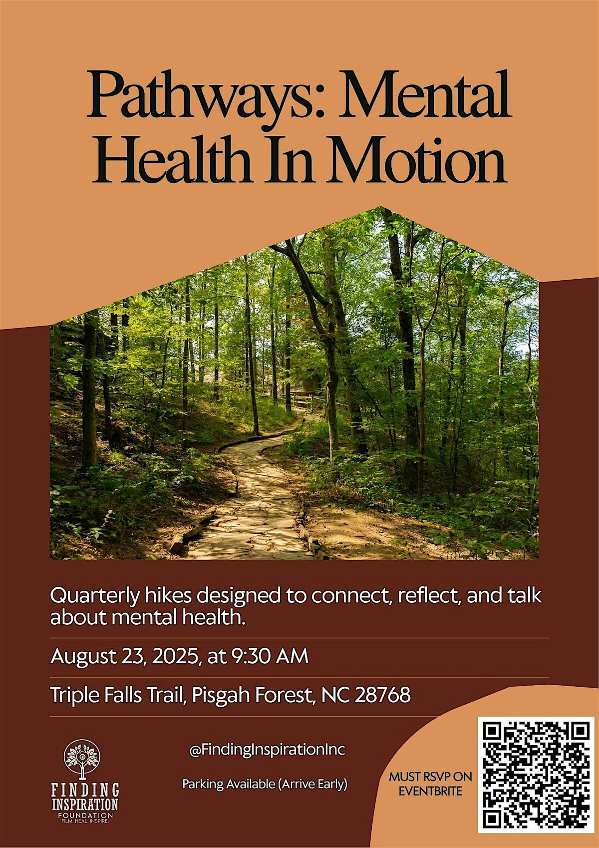 Pathways: Mental Health In Motion, 23 August | Event in Pisgah, Forest | AllEvents