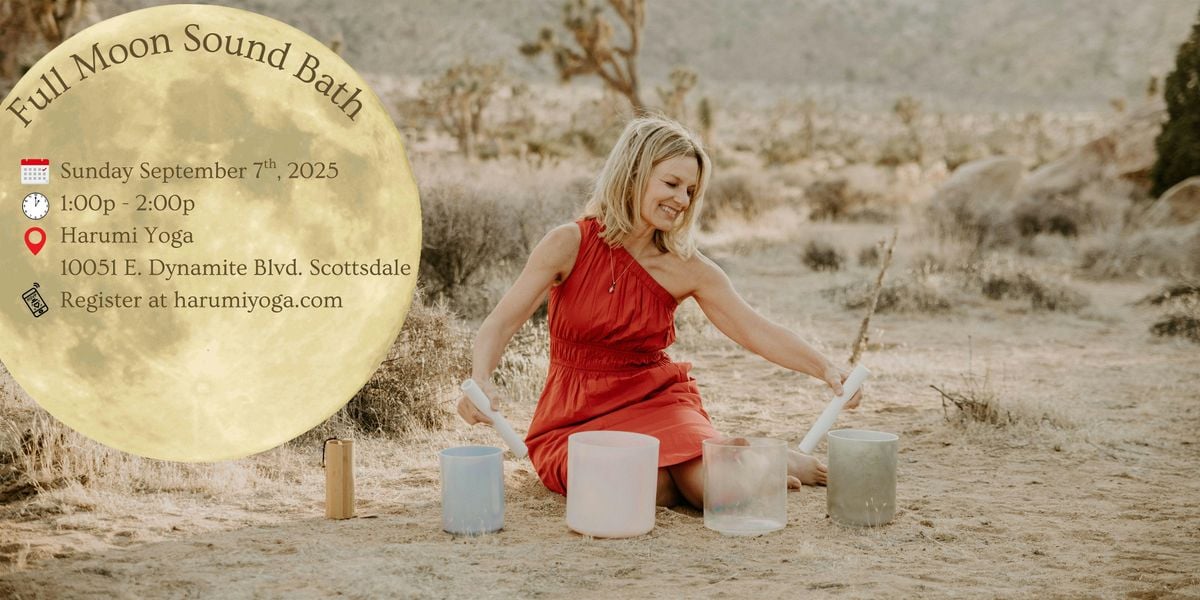 Full Moon Sound Bath, 7 September | Event in Scottsdale | AllEvents