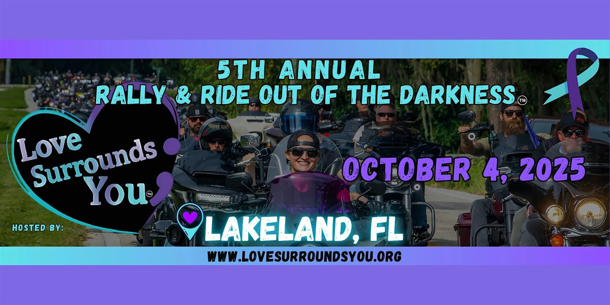 5th Annual Rally & Ride Out of Darkness® - VENDOR REGISTRATION, 4 October | Event in Lakeland | AllEvents