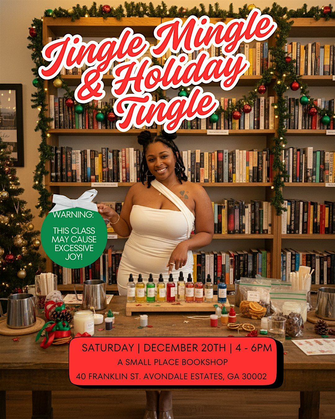 Jingle Mingle & Holiday Tingle: A Candle Making Class, 20 December | Event in Avondale Estates | AllEvents