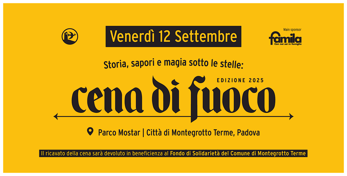Cena Medievale con Spettacolo di Fuoco - Il tempo di Berta, 12 September | Event in Montegrotto Terme | AllEvents