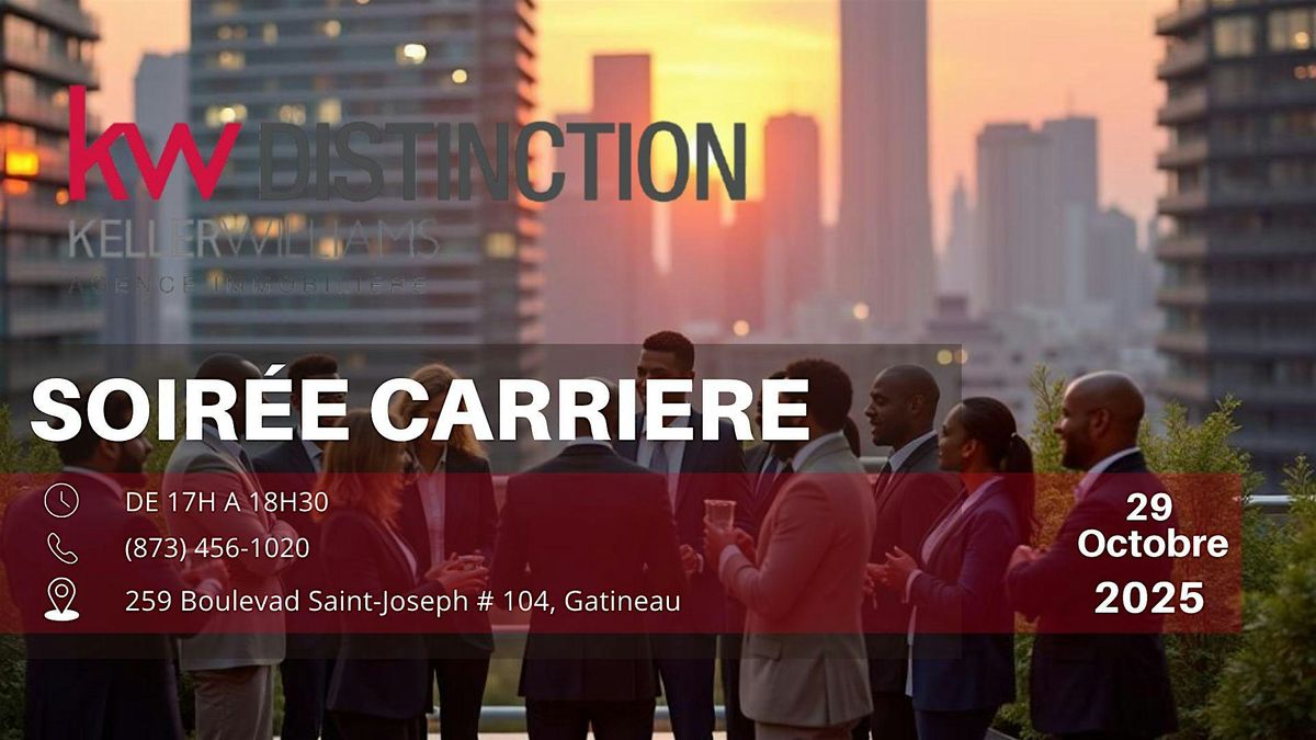 Soirée Carrière, 29 October | Event in Gatineau | AllEvents