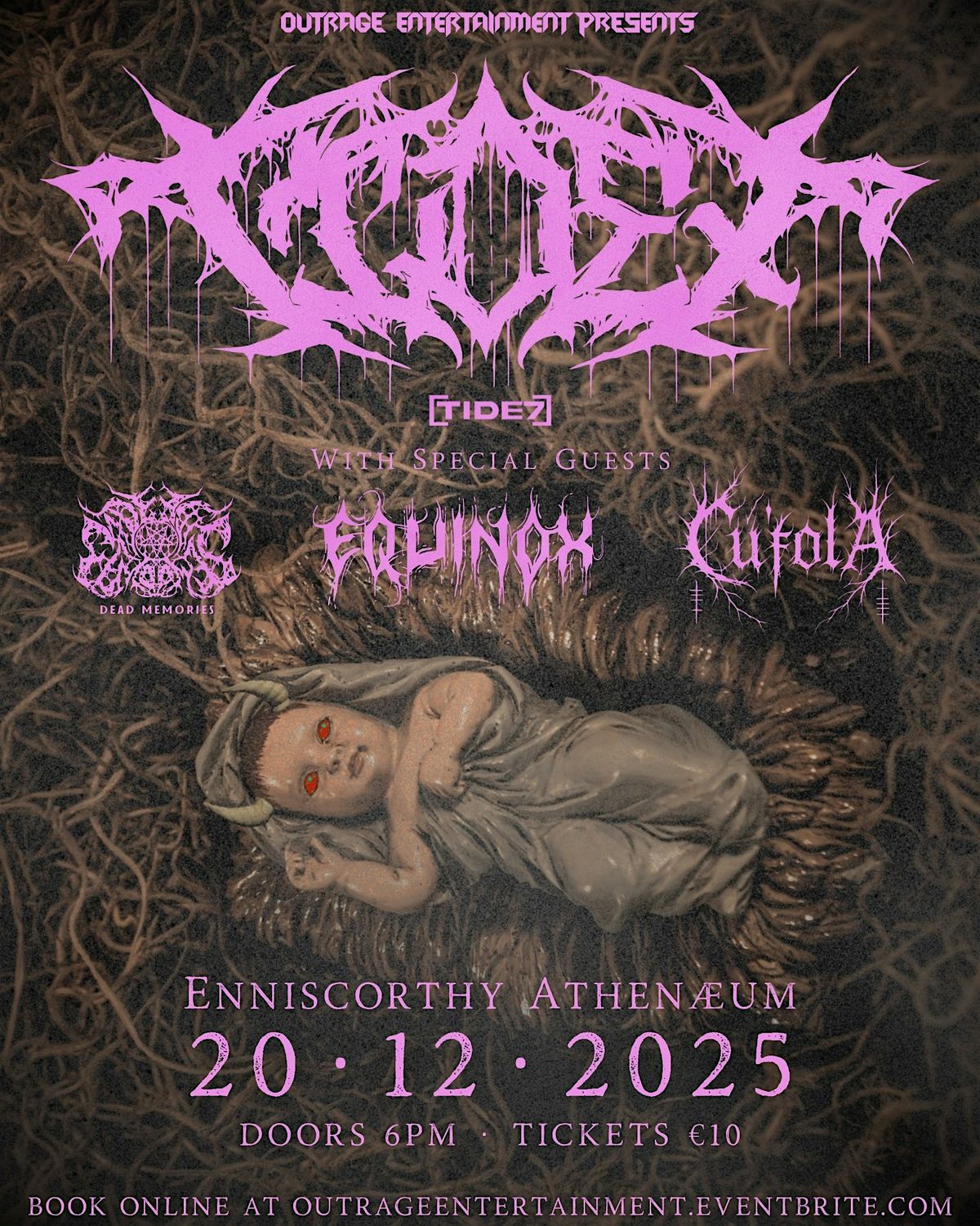 TIDE7 + Dead Memories, Equinox & Cúfola, 20 December | Event in Enniscorthy | AllEvents