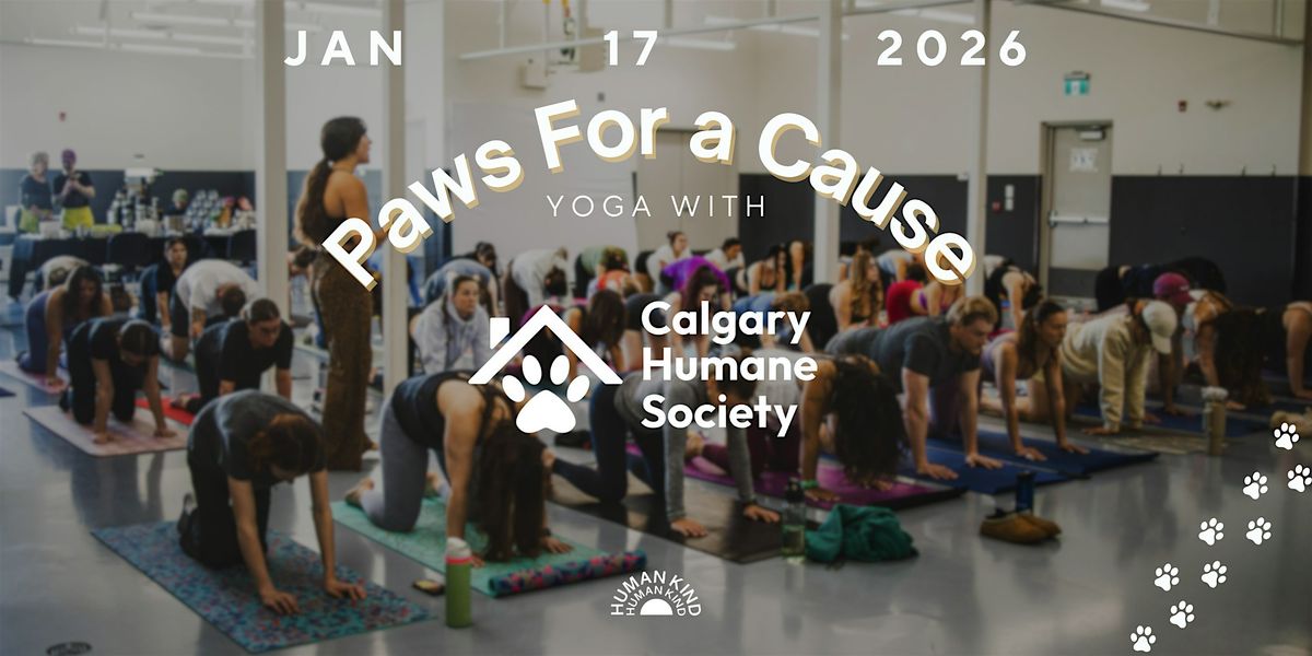 Paws For a Cause: Yoga at The Humane Society, 17 January | Event in Calgary | AllEvents