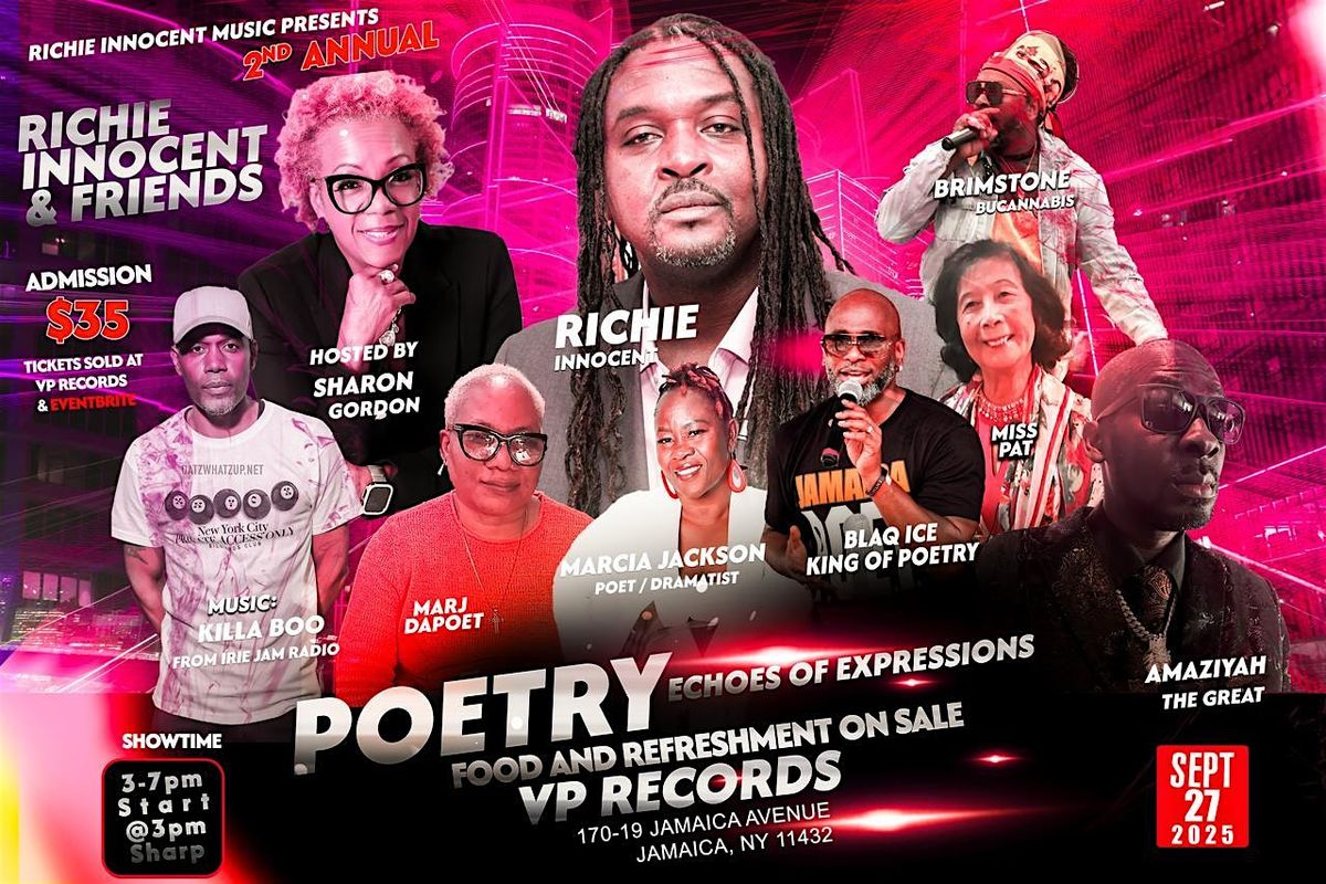 Poetry Echoes of Expressions, 27 September | Event in Queens | AllEvents