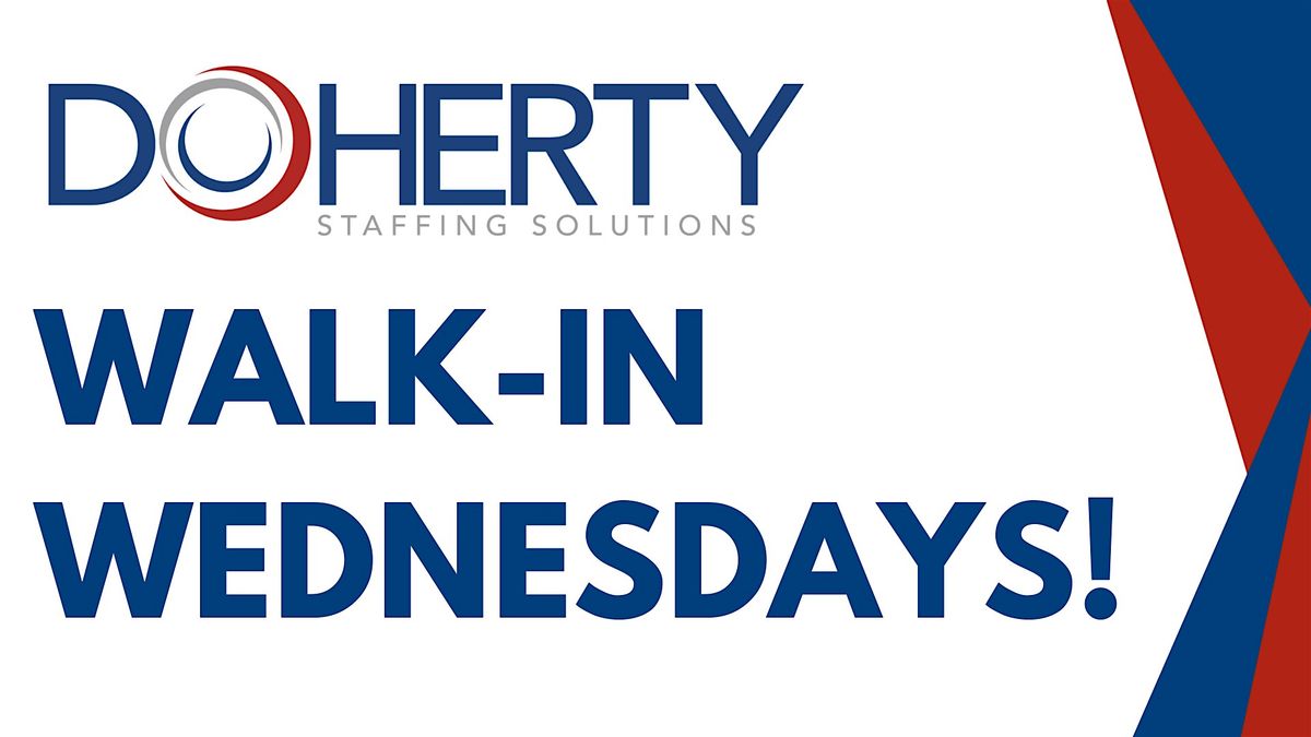 Walk-In Wednesdays at Doherty Staffing in Alexandria! | Event in Alexandria | AllEvents
