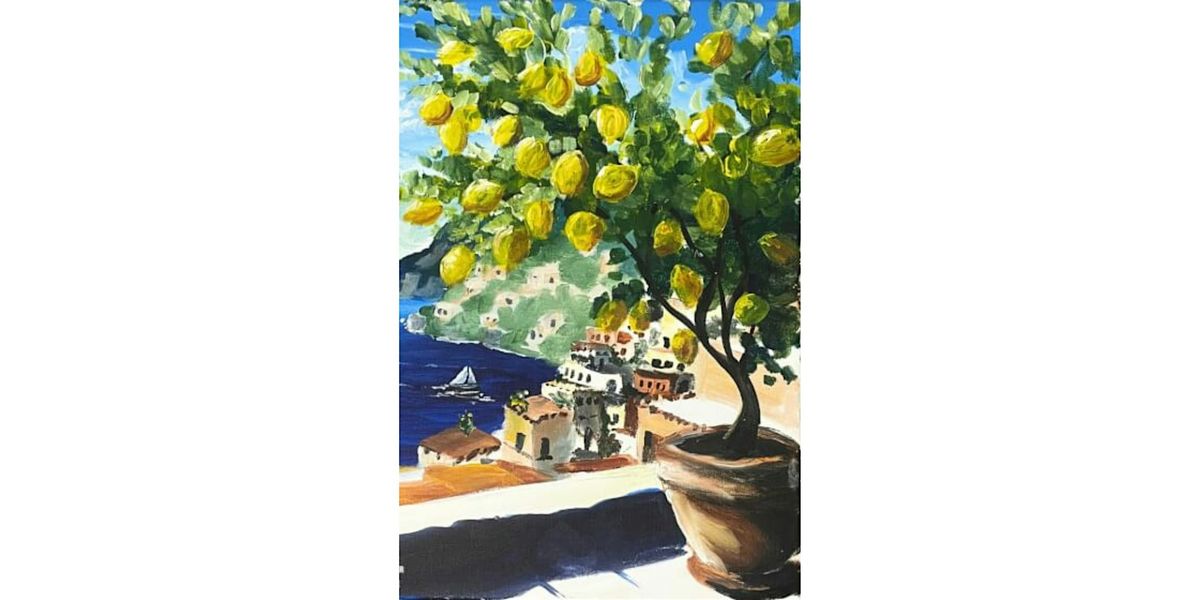 Paint and Sip in Melbourne: Italy's Blue Lemon Haven | Event in Kew | AllEvents
