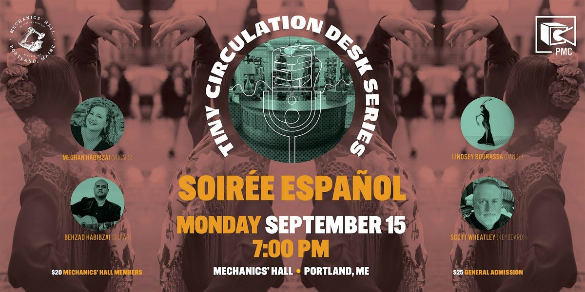 "Soirée Español" - Tiny Circulation Desk Concert, 15 September | Event in Portland | AllEvents