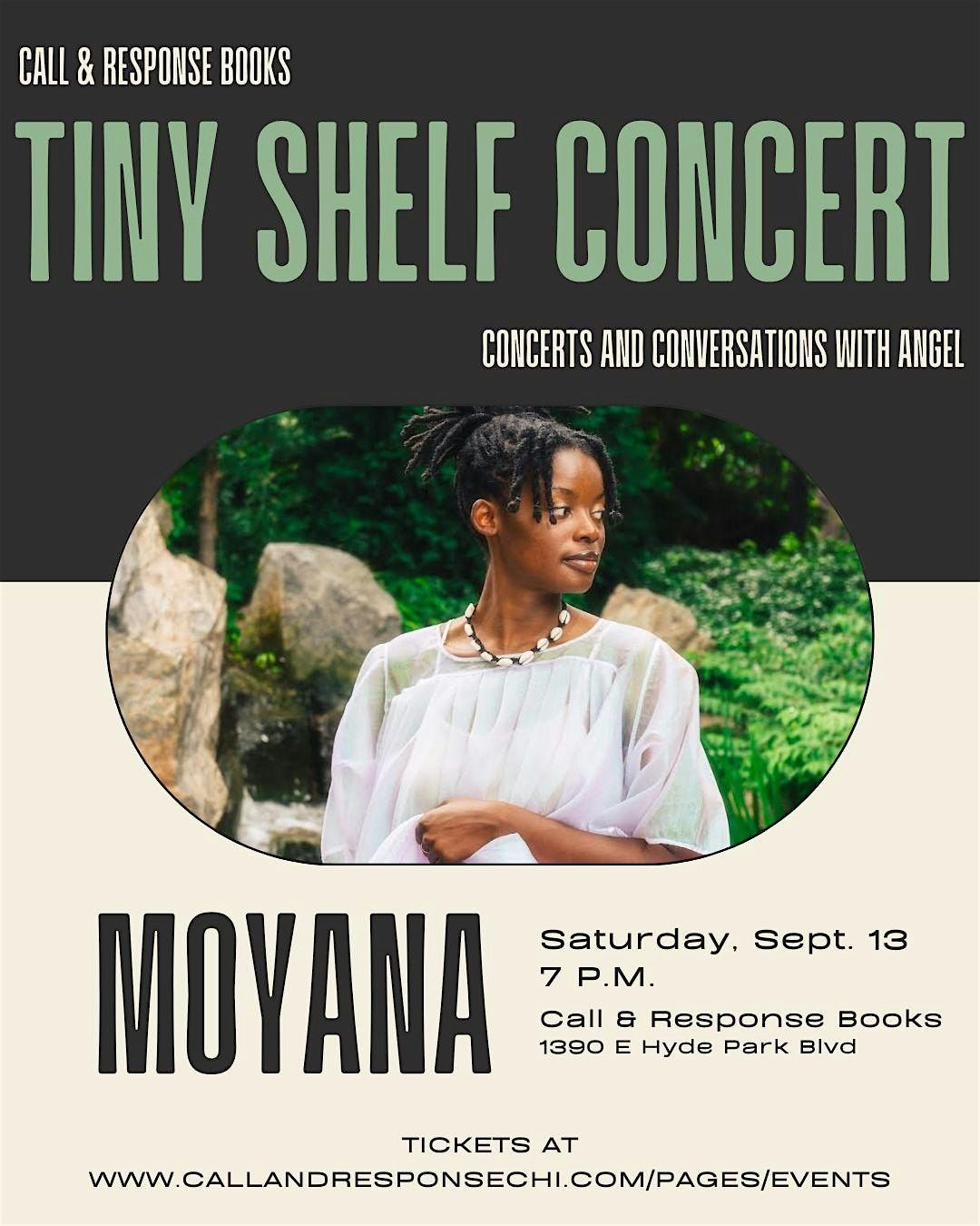 Tiny Shelf Concerts: MOYANA, 13 September | Event in Chicago | AllEvents