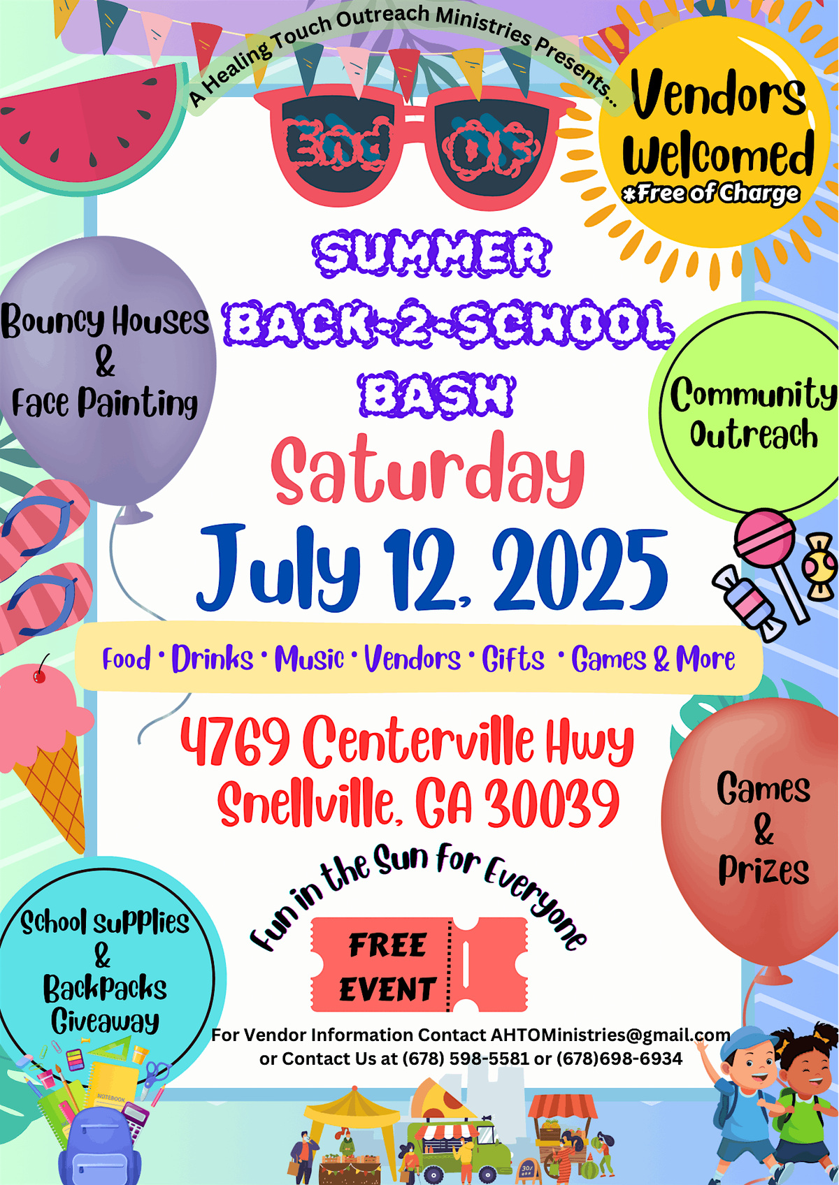 Back To School Bash, 12 July | Event in Snellville | AllEvents