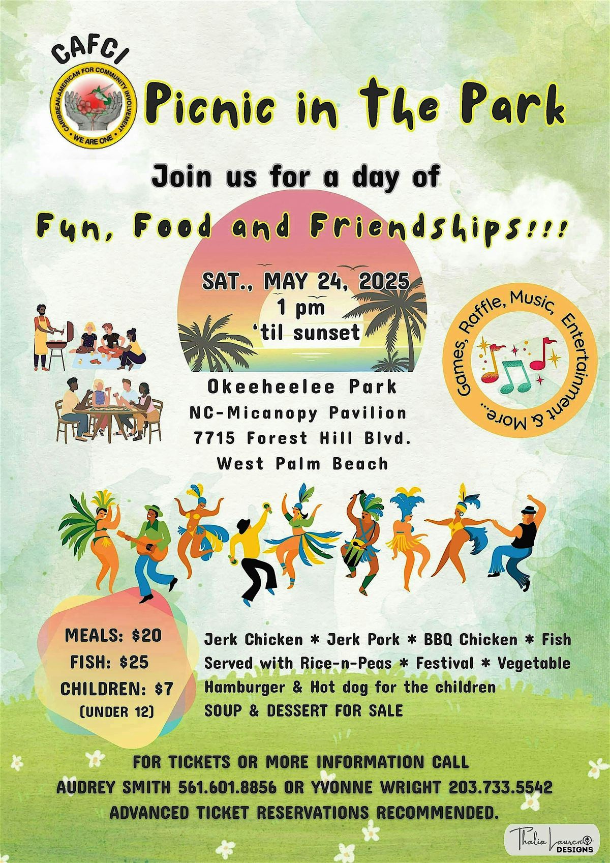 CAFCI Annual Picnic in the Park, 24 May | Event in West Palm Beach | AllEvents