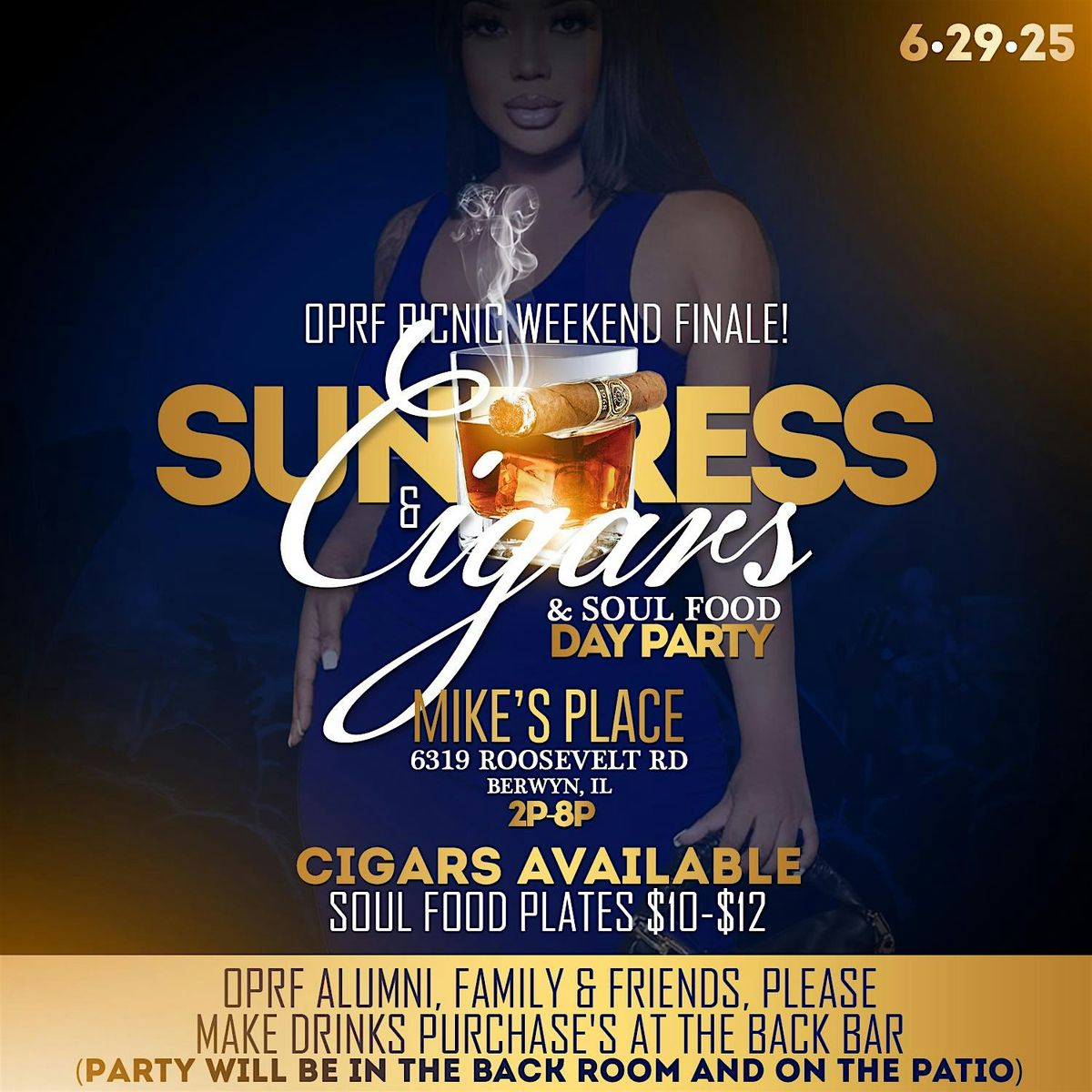 Cigars & Sundress (OPRF Alumni Weekend Finale), 29 June | Event in Berwyn | AllEvents