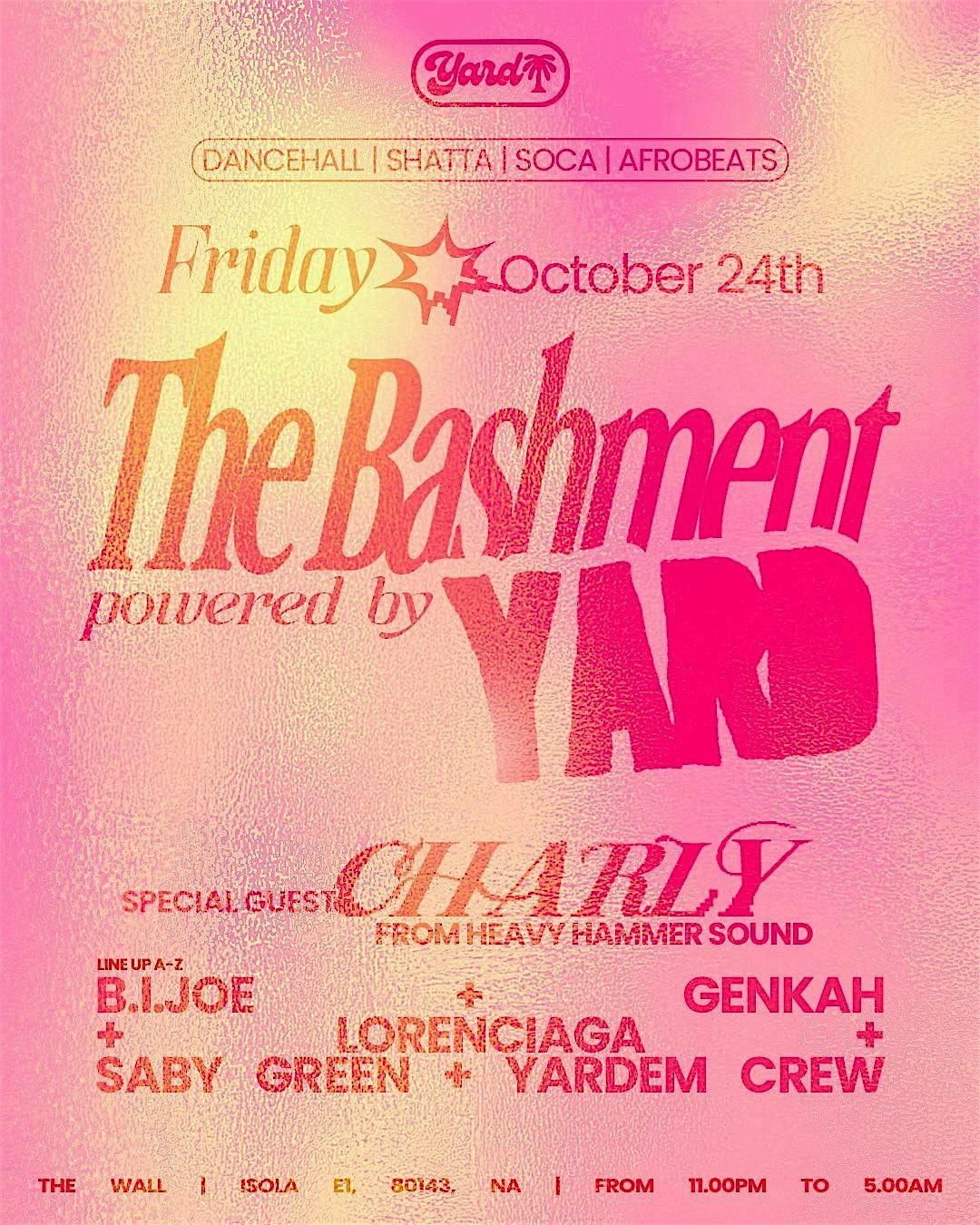 THE BASHMENT - powered by YARD, 24 October | Event in Napoli | AllEvents