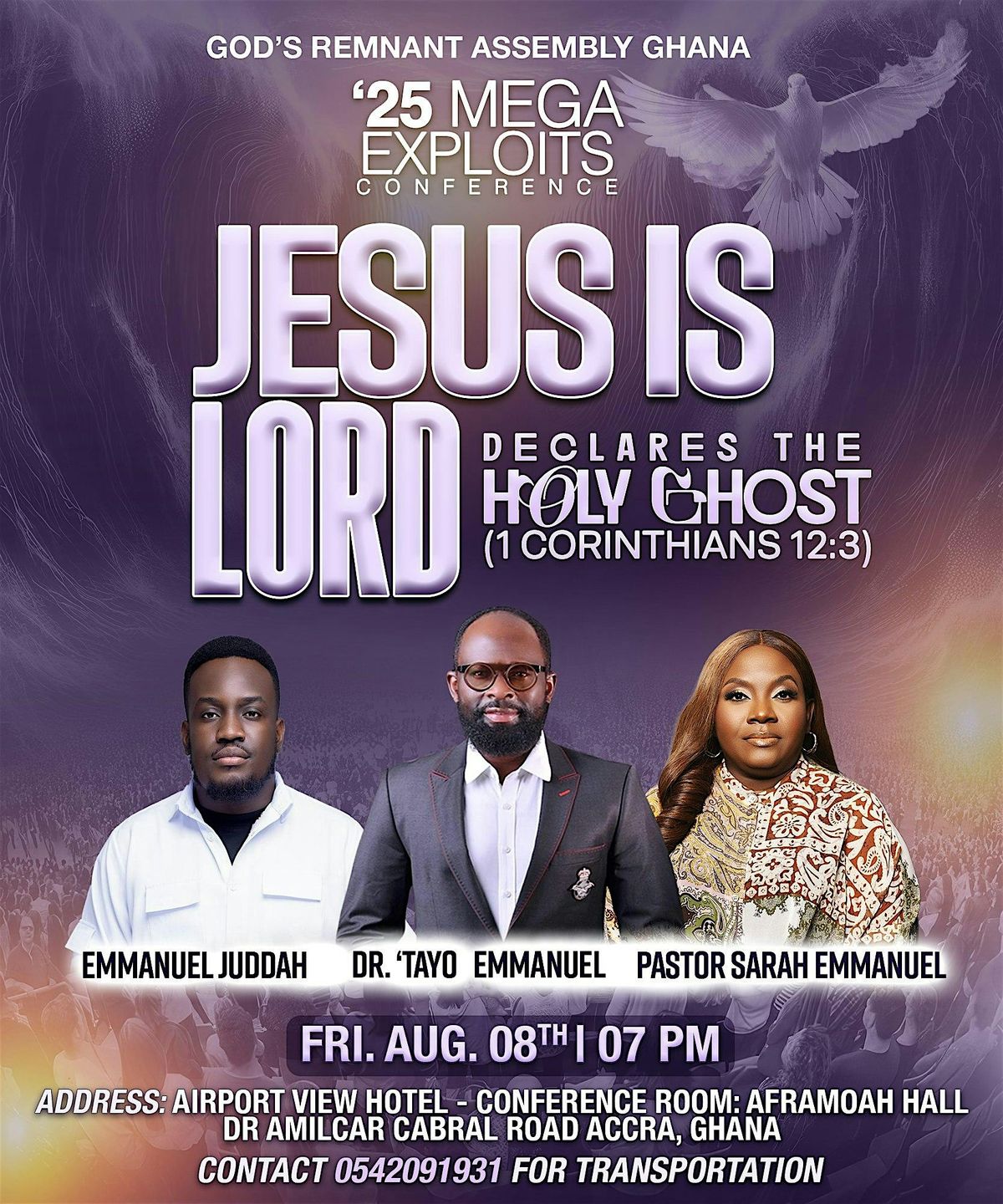 God's Remnant Assembly Ghana presents 2025 Mega Exploits, 8 August | Event in Accra | AllEvents