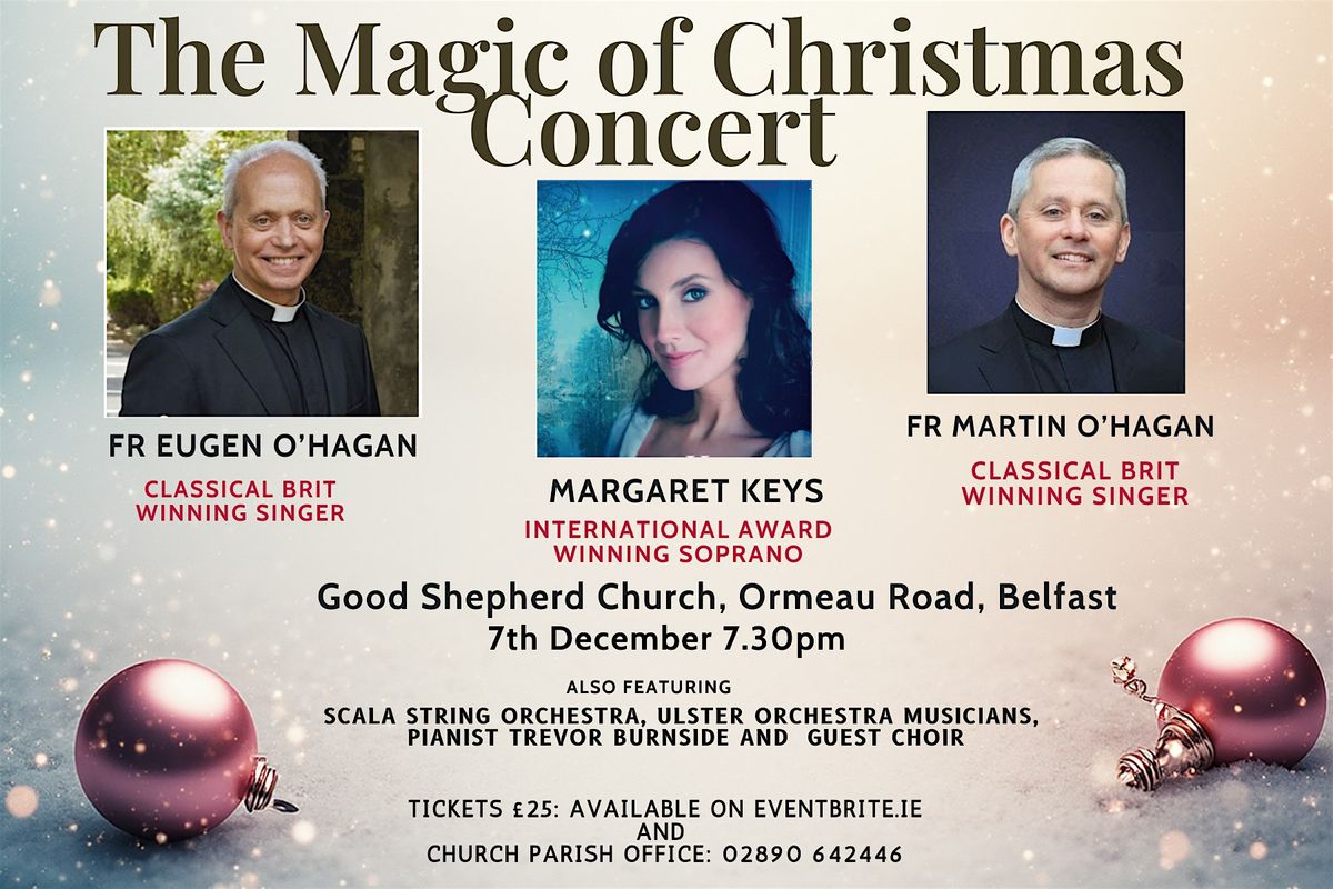 MAGIC OF CHRISTMAS WITH MARGARET KEYS AND THE PRIESTS, 7 December | Event in Ormeau | AllEvents