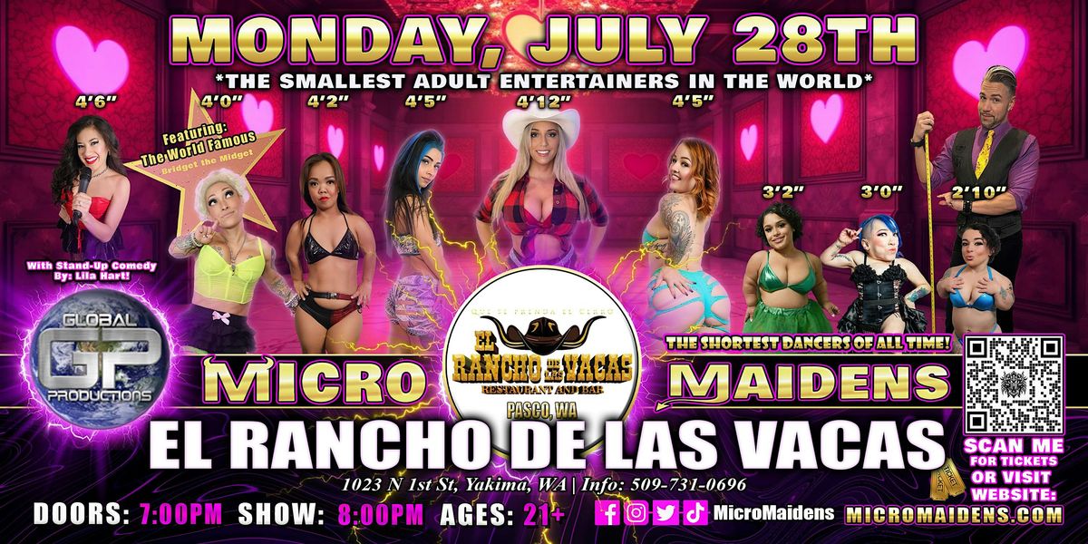 Yakima, WA - Micro Maidens Dwarf Dancers @ El Rancho De Vacas, 28 July | Event in Yakima | AllEvents