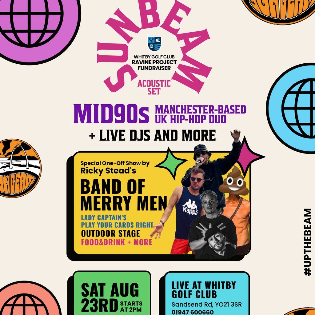 LIVE! Sunbeam + Band of Merry Men + Nashville Electro + Mid90s, 23 August | Event in Whitby | AllEvents