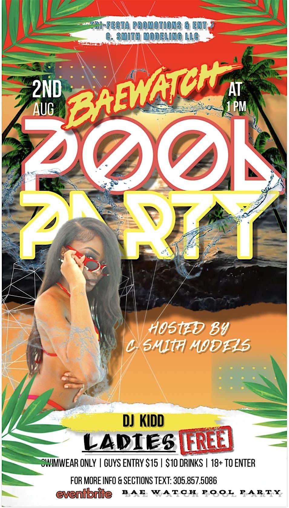 Bae-Watch Pool Party Miami ‘25, 2 August | Event in Miami | AllEvents
