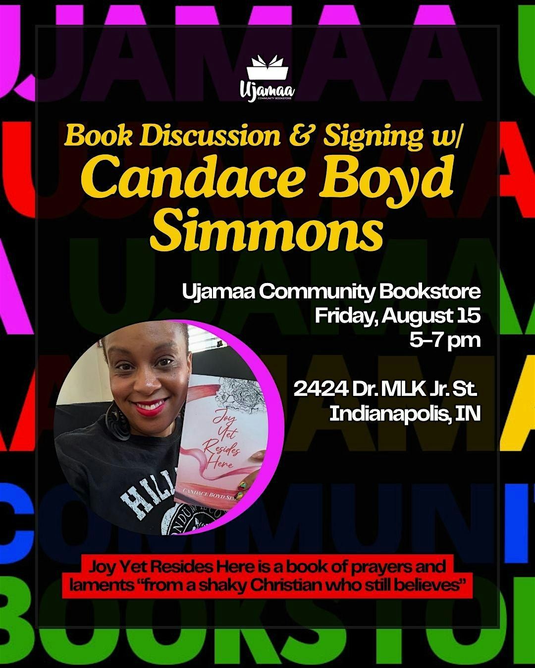 Book Discussion & Signing with Candace Boyd Simmons, 15 August | Event in Indianapolis | AllEvents