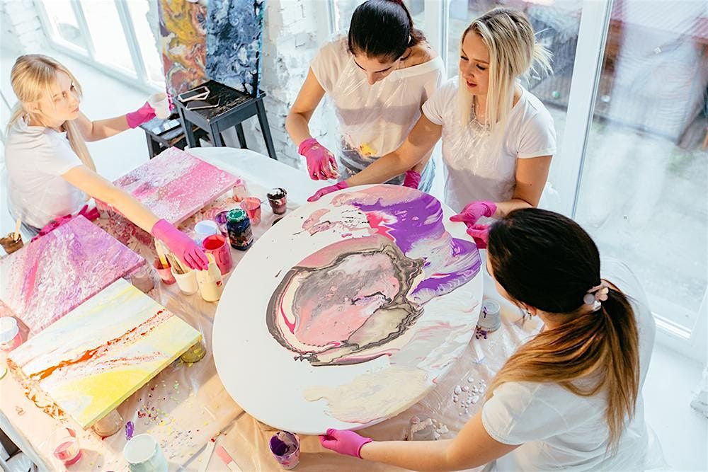 Intro to Acrylic Paint Pouring with special Fall “Pumpkin Pour”!, 2 October | Event in Raleigh | AllEvents
