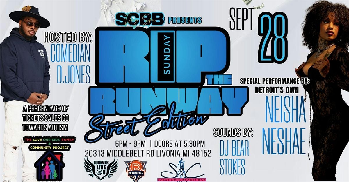 RIP The Runway Streets Edition, 28 September | Event in Livonia | AllEvents